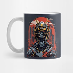 robot ninja streetwear t-shirt design Mug